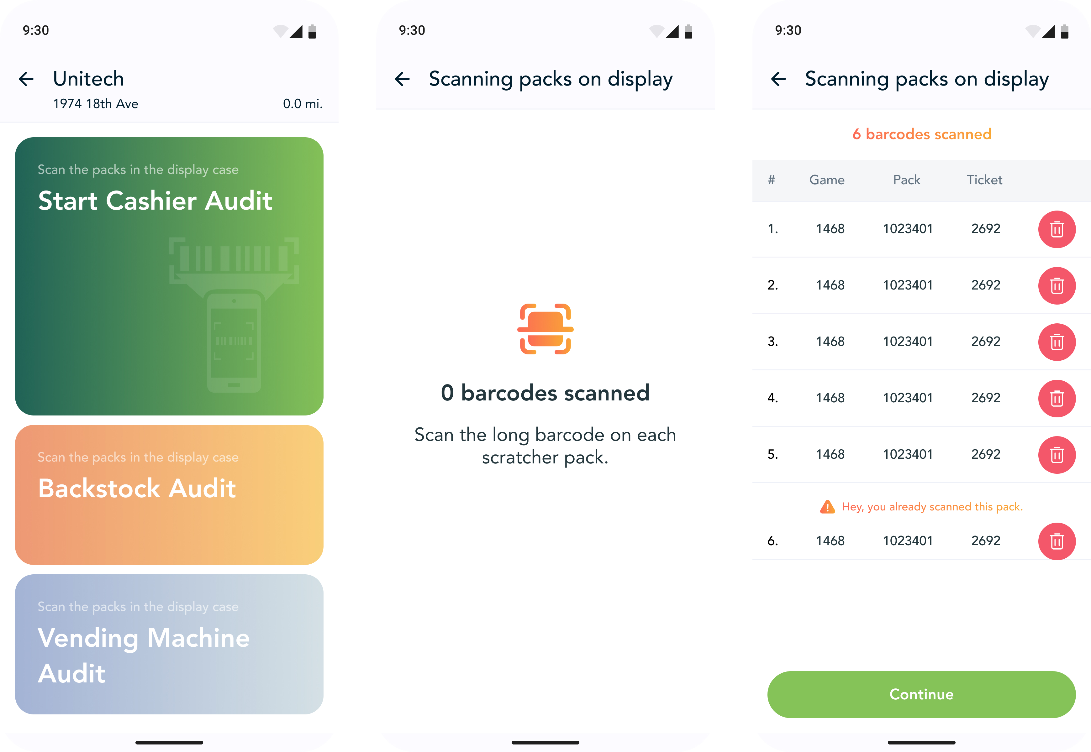 Lottoshield app Screenshot